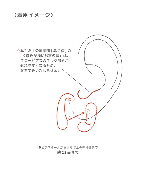 美品　エテ　カーブ　フローピアスブラウン 楽天市場】カーブ フローピアス ete エテ アクセサリー・腕時計