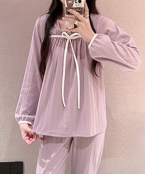 日本未入荷 YSO★リボンローズキャミ＆パンツパジャマセット 61T0L0RX2mL._SS200_.jpg