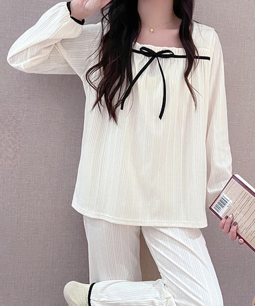 ルームウェア・パジャマ rosemary ロマンス小杉 wellness pajamas レディースパジャマ シャツ