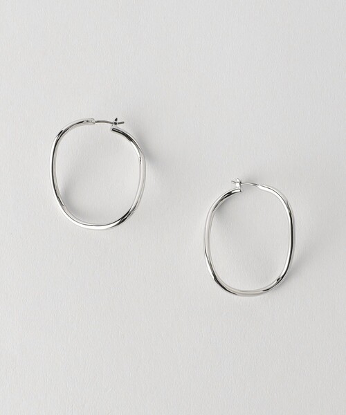 beauty&youth シルバー　フープピアス BEAUTY＆YOUTH UNITED ARROWS ピアス ヒネリ フープピアス