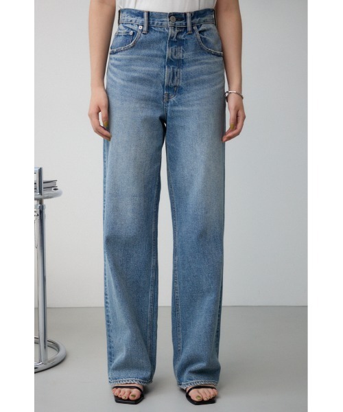 堀田茜さん着用 25SS AZUL BY MOUSSYハイウエストワイドデニム AZUL by moussy｜【堀田茜さん着用アイテム】AZUL DENIM ハイ