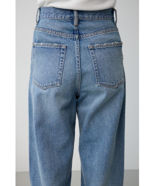 ジーンズ デニム デニムパンツ 「累計25，000本突破！」「サイズ，身長別画像あり」AZUL DENIM ハイウエストワイドデニム レディースの画像
