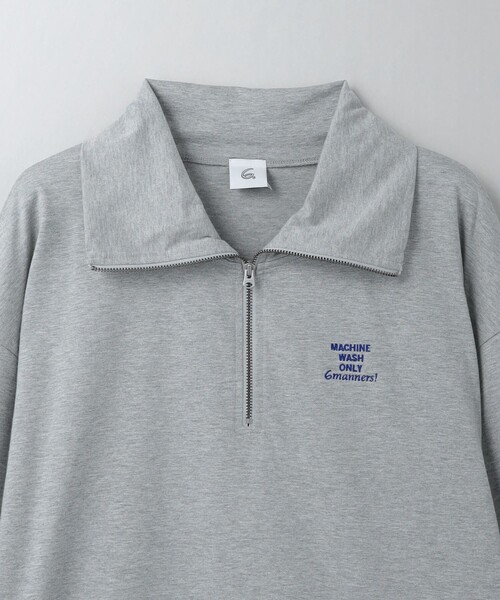新品未使用タグ付★【AMERICANA】 HALF SLEEVE SWEAT alexander wang - 【ラスト1点】HALF ZIP SWEATSHIRT WITH NY