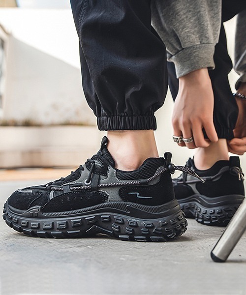 SEN TOKYO スニーカー ボリュームソール テクニカルダットスニーカー