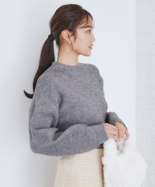 index（インデックス） ニット セーター 「6color/S-LLsize」片畦