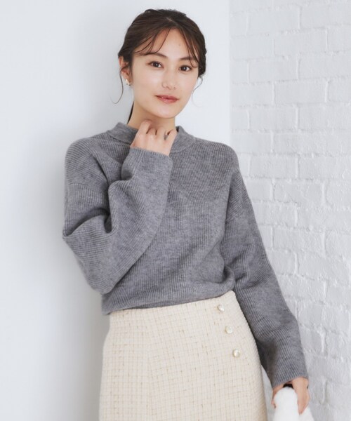 index（インデックス） ニット セーター 「6color/S-LLsize」片畦