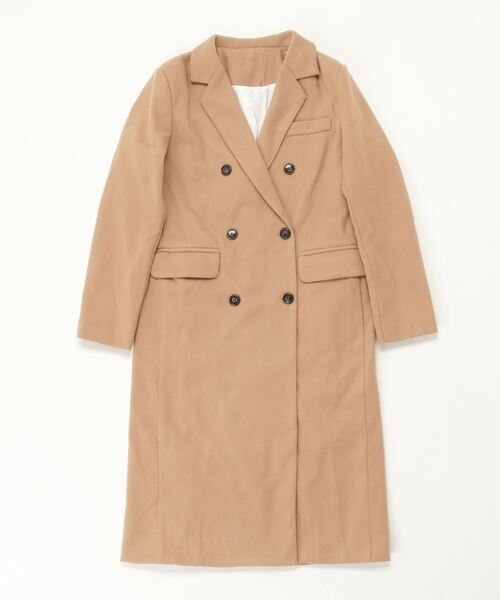 「SEN TOKYO」 チェスターコート S ブラウン レディース_画像2