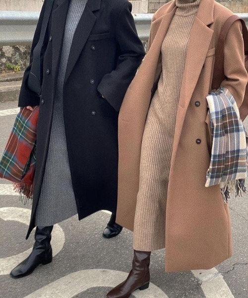 「SEN TOKYO」 チェスターコート S ブラウン レディース_画像7