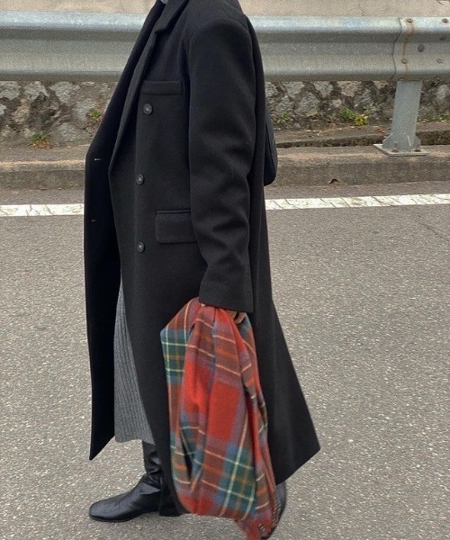 「SEN TOKYO」 チェスターコート S ブラウン レディース_画像9