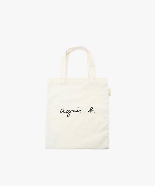 国内即発【agnes b.】YAS18−02 ロゴ ハンドバッグ ロゴ ハンドバッグ (YAS18－02) ｜agnès b. VOYAGE FEMME