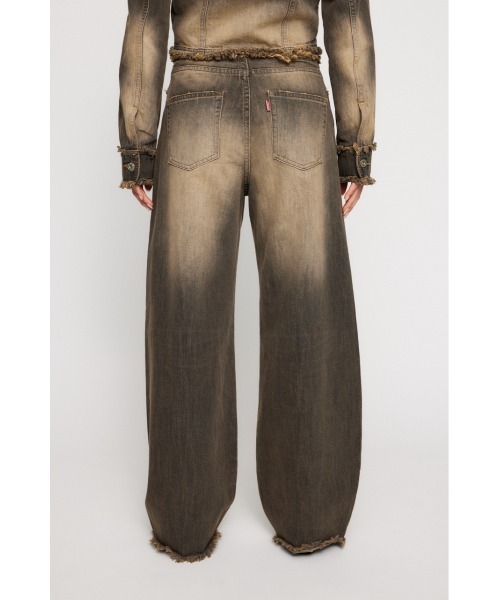 LAGUA GEM ラグアジェム CUT OFF LOOSEY デニム CUT OFF LOOSEY デニム（デニムパンツ）｜LAGUA GEM