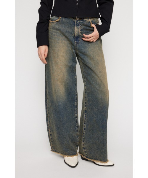 ラグアジェム　デニム LAGUA GEM ジーンズ デニム デニムパンツ CUT OFF LOOSEY