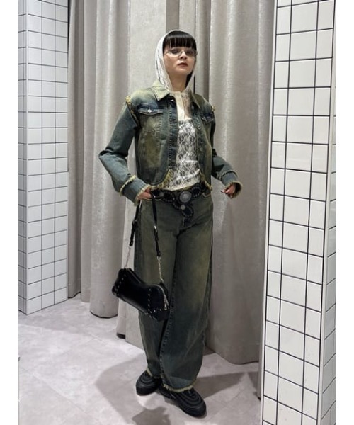 LAGUA GEM ジーンズ デニム デニムパンツ CUT OFF LOOSEY