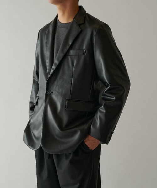 限定値下❗️ Lui's ブラック テーラードジャケット Mサイズ Lui's（ルイス） テーラードジャケット M ブラック メンズ : ZOZOTOWN