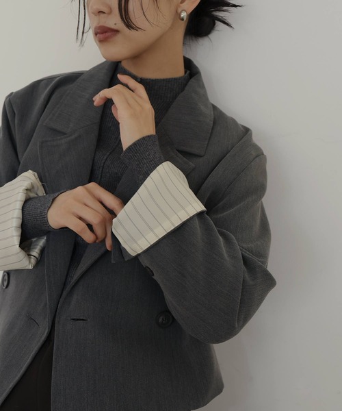 【SALE】radiate テーラードジャケット ショート 新品 hellam（ヘラム） ジャケット テーラードジャケット テーラード