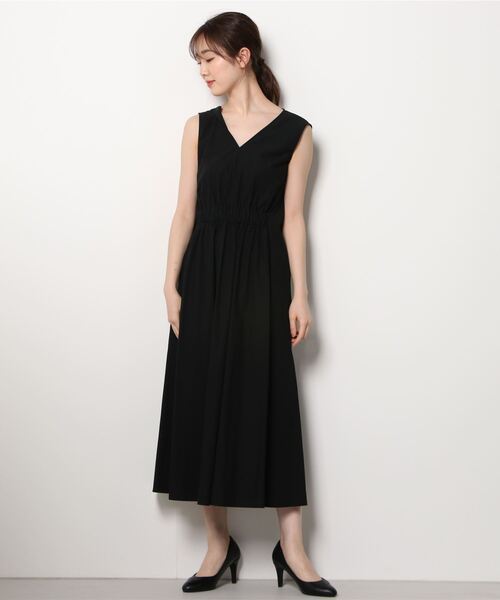 【新品】UNITED ARROWS ノースリーブワンピース ベージュ サイズ38 UNITED ARROWS 「UNITED ARROWS」 ノースリーブワンピース 38