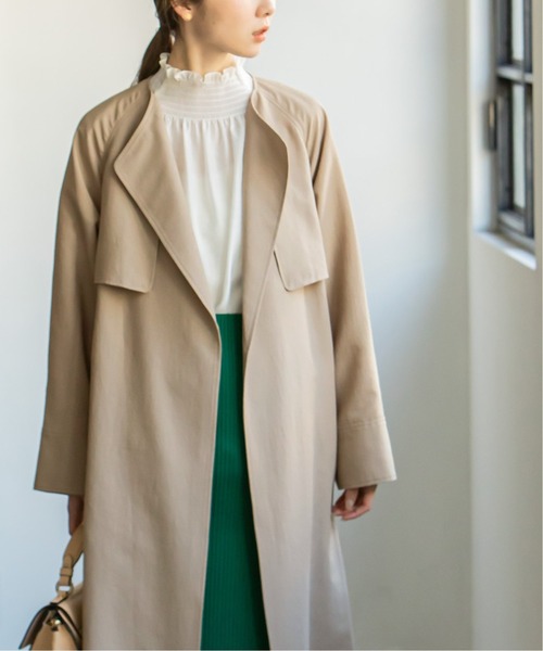 NOBLE（ノーブル） コート 36 ベージュ レディース : ZOZOTOWN Yahoo