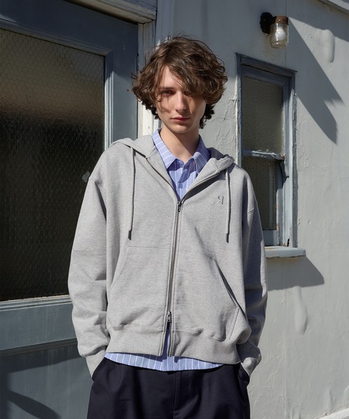 Regen Glanz パーカー double zip hoodie/ダブルジップパーカー メンズ