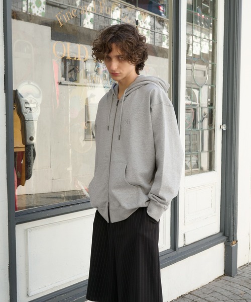 Regen Glanz パーカー double zip hoodie/ダブルジップパーカー