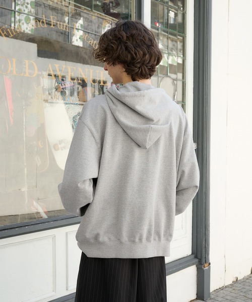 スロブ別注　ダブルジップパーカー　グレー Regen Glanz パーカー double zip hoodie/ダブルジップパーカー