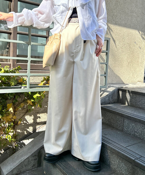 Kastane スラックス パンツ 「eguchi企画/WEB限定/低身長サイズ