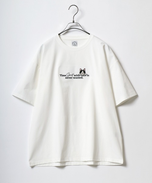 ANPAS tシャツ High Function Animal＆Logo Embroidery T-Shirt