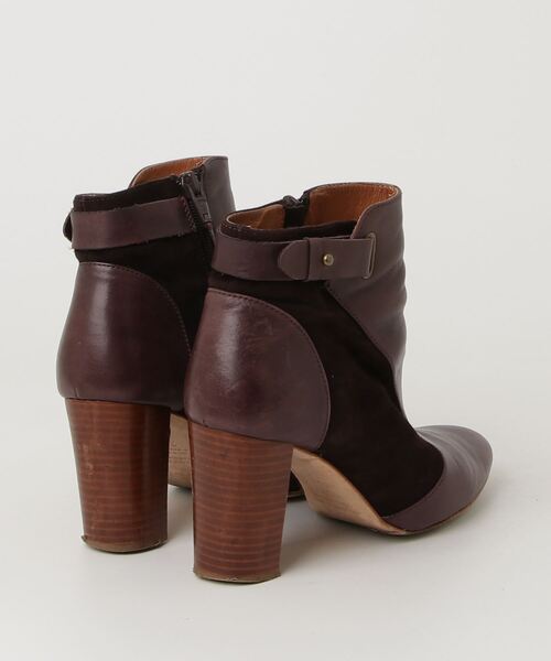 「COMPTOIR DES COTONNIERS」 ショートブーツ 38 パープル レディース_画像2