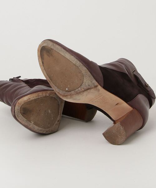 「COMPTOIR DES COTONNIERS」 ショートブーツ 38 パープル レディース_画像3