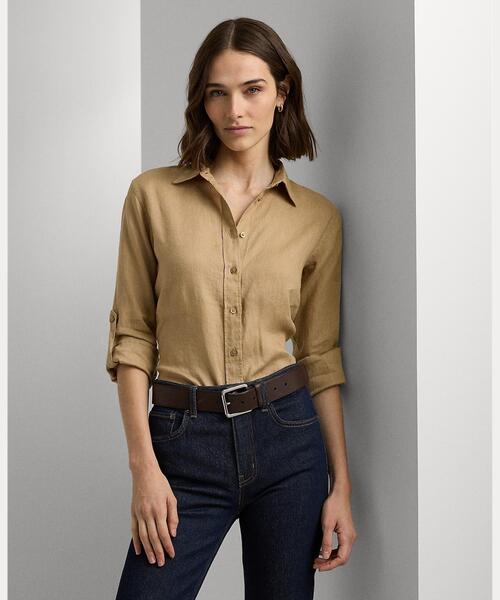 RALPH LAUREN リネンシャツ　新品　訳あり ローレン ラルフ ローレン LAUREN RALPH LAUREN リネン シャツ