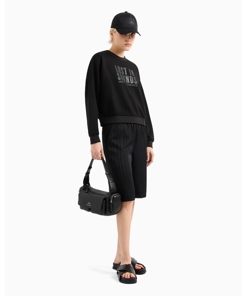 トレーナー スウェット 「A|X アルマーニ エクスチェンジ」LIS AXロゴ クルーネックスウェットプルオーバー レディース ARMANI EXCHANGE トレーナー スウェット 「A|X アルマーニ