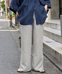 パンツ 「速乾!ラクかる」無地/ストライプエン...の詳細画像3