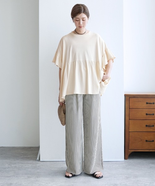 reca（レカ） パンツ 「速乾！ラクかる」無地/ストライプエンボス加工