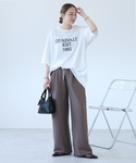 パンツ 「速乾!ラクかる」無地/ストライプエン...の詳細画像3