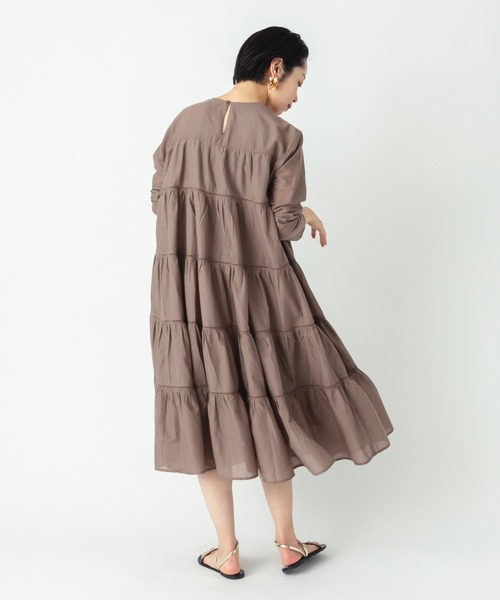 ever closet（エバークローゼット） ワンピース インド綿ティアード