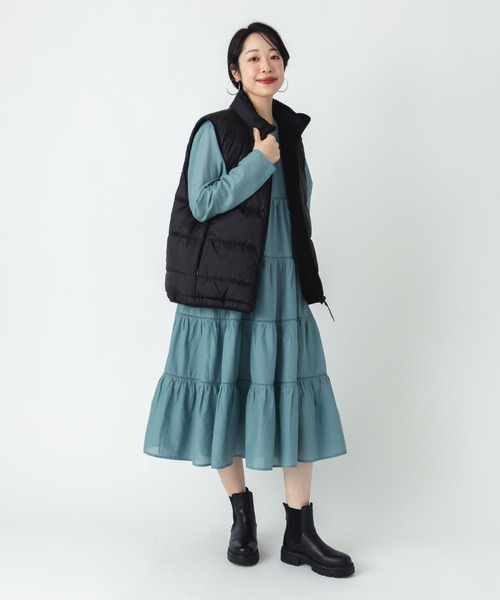 美品IENA✨インド綿ティアードワンピース ever closet ワンピース インド綿ティアードワンピース