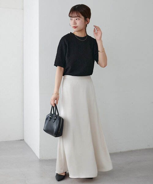 tシャツ レースジャガードプルオーバー レディース 楽天市場】【mily bilet】 トップス Tシャツ レディース シアー