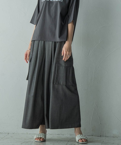 MAYSON GREY（メイソングレイ） パンツ シャンブレーカーゴキュロット