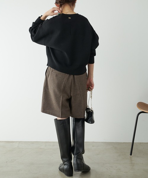 「COLLAGE GALLARDAGALANTE」 長袖ニット FREE ブラック レディース_画像6