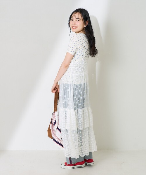 FREAK'S STORE ワンピース 2way レースキャミソールワンピース