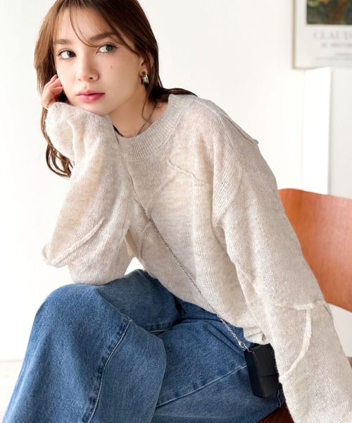 classicalelf ニット セーター “ゆるっと”が叶える、1秒垢抜け