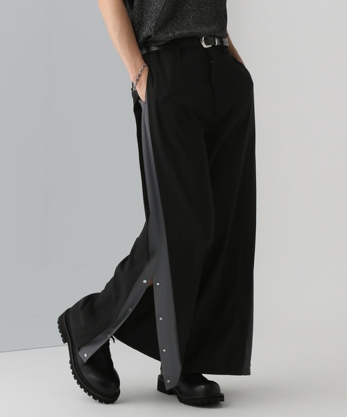 スラックス シアサッカースラックス風イージーパンツ メンズ neat シア