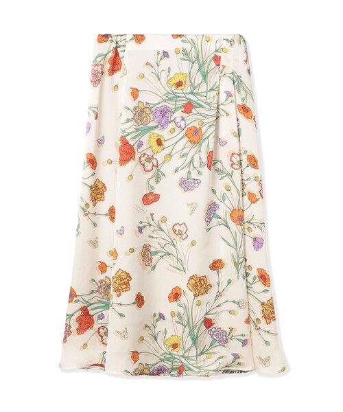 新品✨Ballsey Collage Bloom アシンメトリータックスカート manipuri（マニプリ） スカート 「別注」manipuri for Ballsey Collage