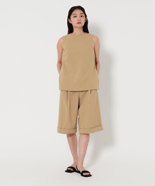 ブラウス シャツ 「MARW UNITED ARROWS」ボートネック ノースリーブ ブラウス レディース UNITED ARROWS ブラウス シャツ シャーリングジャガード