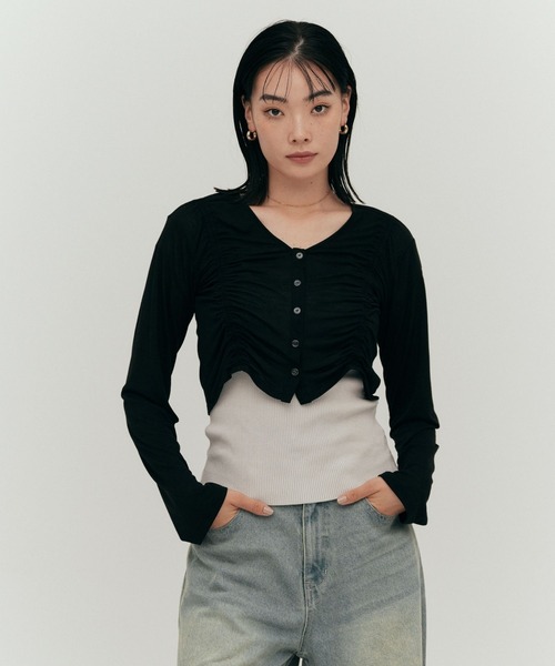 カーディガン Sheer cardigan（シアーカーディガン） レディース