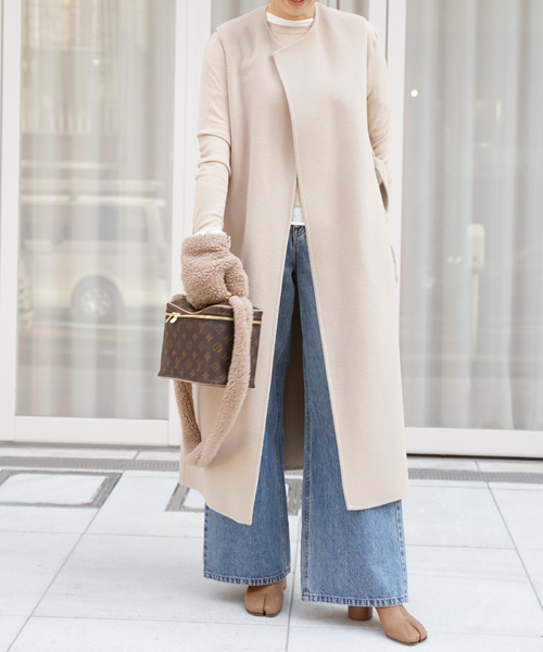 ドゥージィエムクラスのベージュコート Deuxieme Classe（ドゥーズィエムクラス） コート 38 ベージュ