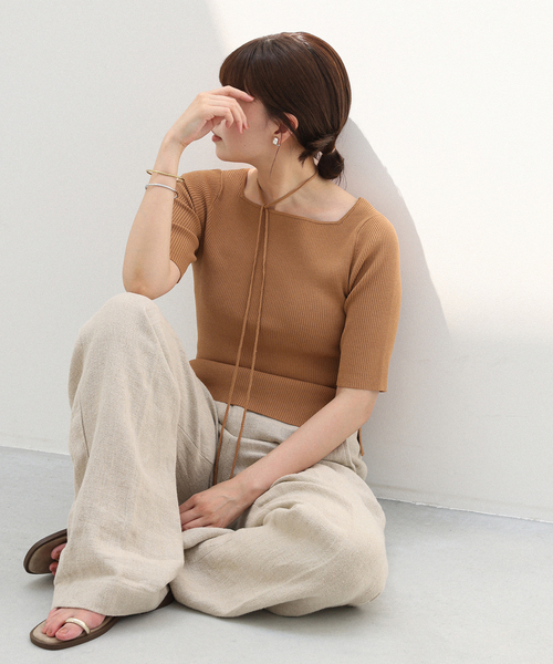 IENA B.コード付きスクエアプルオーバー IENA｜B.コード付きスクエアプルオーバー | Rakuten Fashion