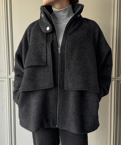 「JUNOAH」 コート X-LARGE ライトグレー レディース_画像9