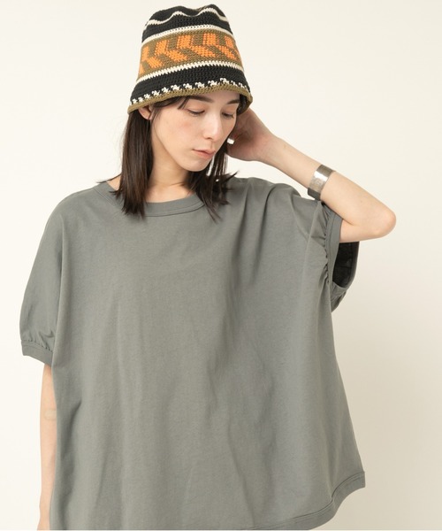 tシャツ M2490 ワイドバインダーカットソー レディース