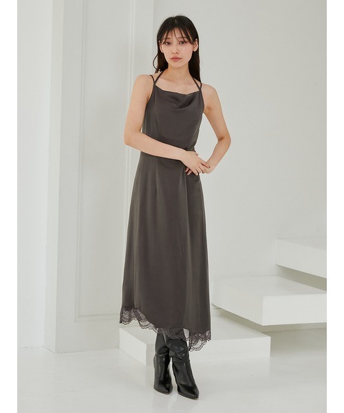 SNIDEL（スナイデル） コンビワンピース FREE アイボリー レディース