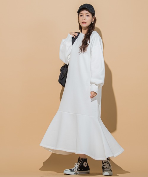 「VICKY」 長袖ワンピース M ブラック レディース_画像3
